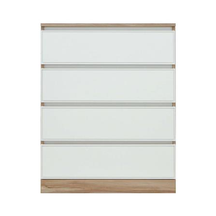 CHEST OF 4 DRAWERS BURO ANTARES LC80 DW AROMA OAK/WHITE [EXCLUSIVE FROM HOMEPRO THAILAND]
