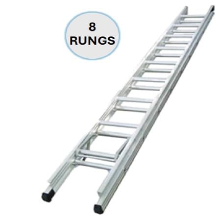 EVERLAST 8" EXTENSION ALUMINIUM LADDER (150kg) (SIRIM)