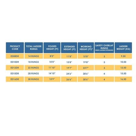 EVERLAST 8" EXTENSION ALUMINIUM LADDER (150kg) (SIRIM)