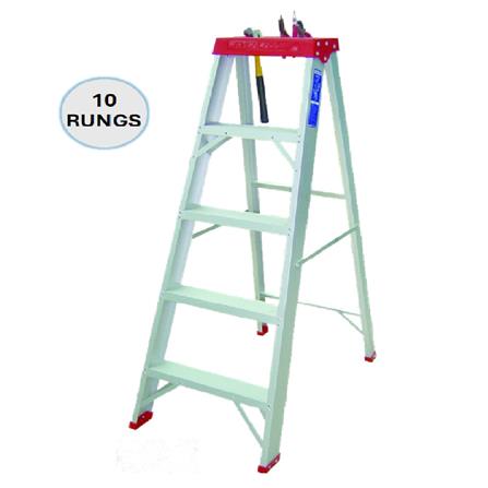 EVERLAST 10" HEAVY DUTY CERTIFIED LADDER (150kg) (SIRIM)