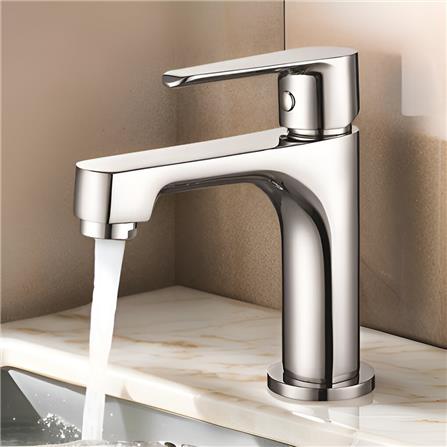 AKRON BASIN FAUCET CN-4344 BRASS CHROME