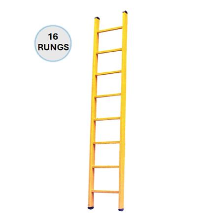 EVERLAST 16" FULL FIBREGLASS SINGLE LADDER (150kg) (SIRIM)