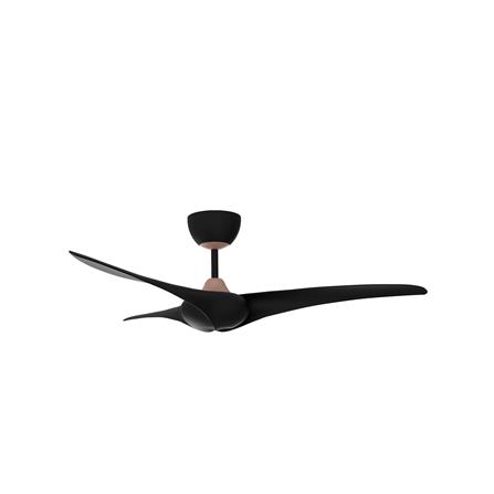 RUBINE CEILING FAN AIRI 3BLADE CHAMPAGNE MATT BLACK 52INCH