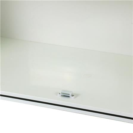 KING ROCKA PLATINUM SINGLE CABINET CURVE WHITE 45(L)X58(W)X78(H)CM