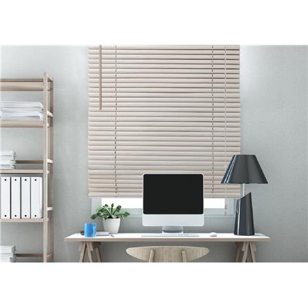 HLS VENETIAN BLIND PVC WOOD 120X160CM CREAM