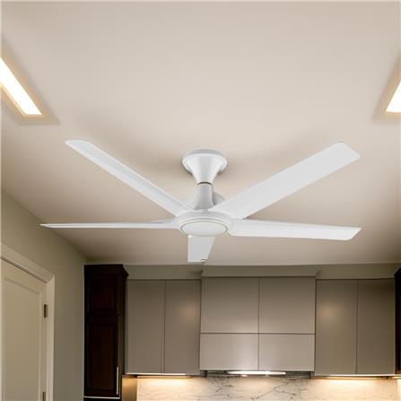RUBINE CEILING FAN TRAPITO 5BLADE MATTE WHITE 56INCH