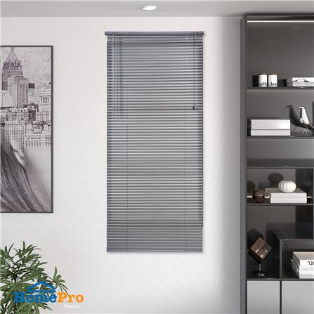 HLS VENETIAN BLIND PVC WOOD 120X160CM GRAY