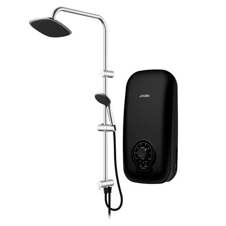 JOVEN SHOWER HEATER DC PUMP WITH RAIN SHOWER SD80iP BLACK