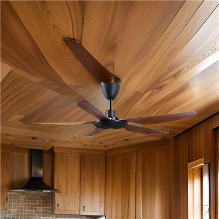 DEKA CEILING FAN FOSCARINI ECO 5BLADE 56INCH DARKWOOD