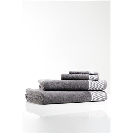 NH USA COTTON JACQUARD HAND TOWEL 30X80CM CHARCOAL