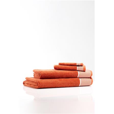 NH USA COTTON JACQUARD HAND TOWEL 30X80CM ORANGE