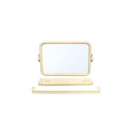 BATH TIME SQUARE MIRROR 14926 SET 3PCS BEIGE