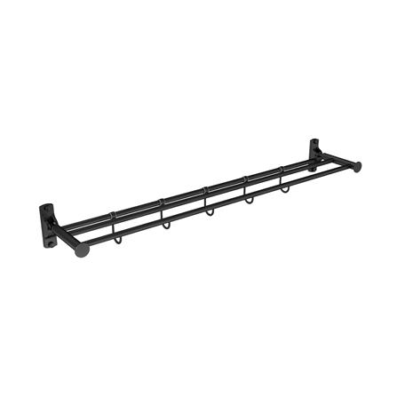 SORENTO DOUBLE TOWEL BAR  SRT756-32-BL BLACK