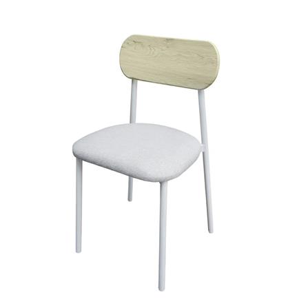 DINING SET 4-SEATER FURDINI GENTO LIGHT OAK/WHITE