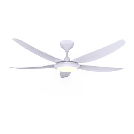 RUBINE CEILING FAN AVENS 5BLADE LED MATTE WHITE 56INCH