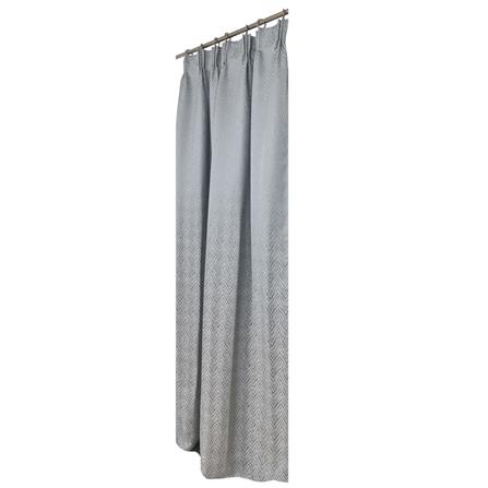 HLS CURTAIN N-HOOK BELLE 140X220CM LIGHT GRAY