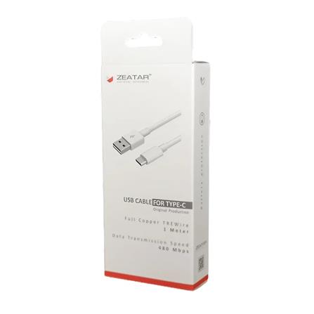 3.0A TYPE-C FAST CHARGE CABLE 1M ZUC9118C WHITE ZEATAR