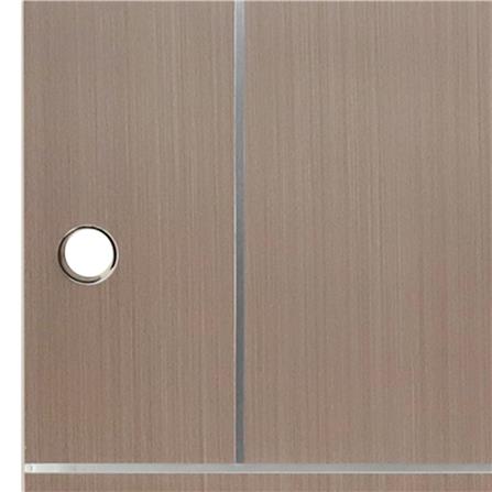 PRE-BORED UPVC INTERIOR DOOR AZLE LT-11 80X200CM SILVER GREY [EXCLUSIVE FROM HOMEPRO THAILAND]