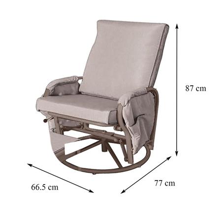 LOUNG CHAIR SPRING LANA BEIGE [EXCLUSIVE FROM HOMEPRO THAILAND]