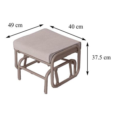 LOUNG CHAIR SPRING LANA BEIGE [EXCLUSIVE FROM HOMEPRO THAILAND]