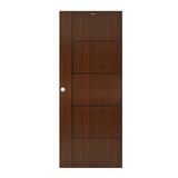 UPVC DOOR AZLE LT-06 80x200CM BROWNIE OAK [EXCLUSIVE FROM HOMEPRO THAILAND]