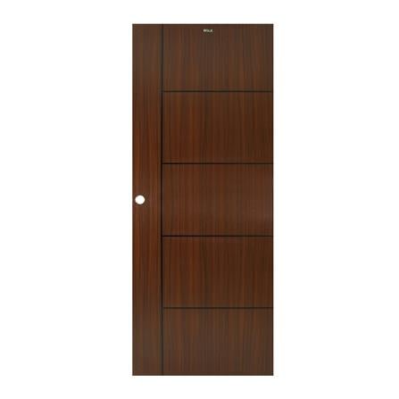 UPVC DOOR AZLE LT-06 80x200CM BROWNIE OAK [EXCLUSIVE FROM HOMEPRO THAILAND]