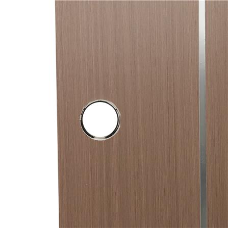 PRE-BORED INTERIOR UPVC DOOR AZLE LT-11 80X200CM WALNUT [EXCLUSIVE FROM HOMEPRO THAILAND]