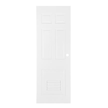 PRE-BORED UPVC BATHROOM DOOR AZLE PZ6 70X200CM WHITE [EXCLUSIVE FROM HOMEPRO THAILAND]