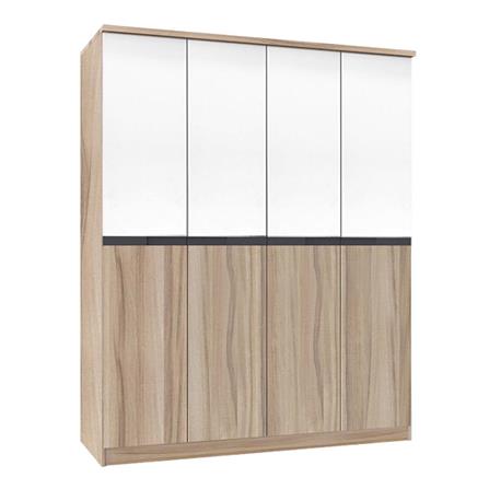 WARDROBE BURO RACHILL 160CM AROMA OAK/WHITE [EXCLUSIVE FROM HOMEPRO THAILAND]