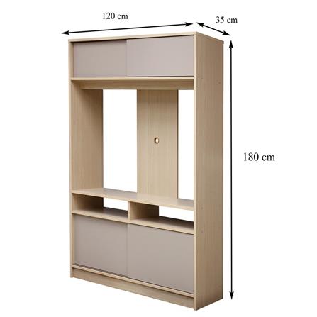 ENTERTAINMENT CENTER FURDINI PROGRET PSP-6177 120CM OAK [EXCLUSIVE FROM HOMEPRO THAILAND]