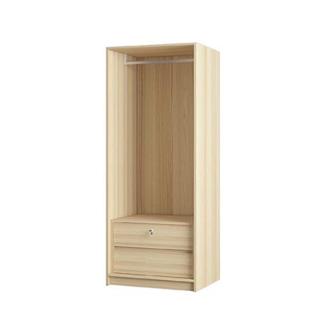 WARDROBE FRAME WITH 1 CLOTHES RAIL AND 2 DRAWERS FURDINI KEEPER PINE OAK [EXCLUSIVE FROM HOMEPRO THAILAND]