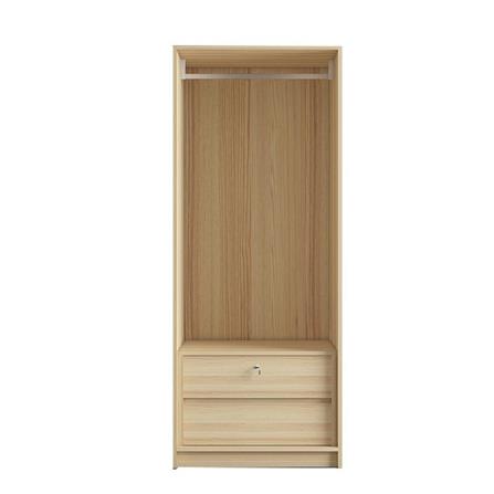 WARDROBE FRAME WITH 1 CLOTHES RAIL AND 2 DRAWERS FURDINI KEEPER PINE OAK [EXCLUSIVE FROM HOMEPRO THAILAND]