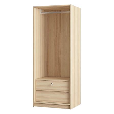 WARDROBE FRAME WITH 1 CLOTHES RAIL AND 2 DRAWERS FURDINI KEEPER PINE OAK [EXCLUSIVE FROM HOMEPRO THAILAND]
