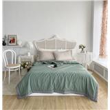 FRIVEN SOFT MICROFIBER BLANKET 200x230-DOUBLE-GREEN