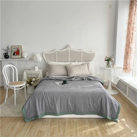 FRIVEN SOFT MICROFIBER BLANKET 200x230-DOUBLE-GREY