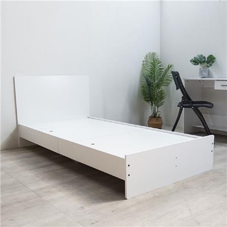 FD CALI BEDFRAME SINGLE WHITE