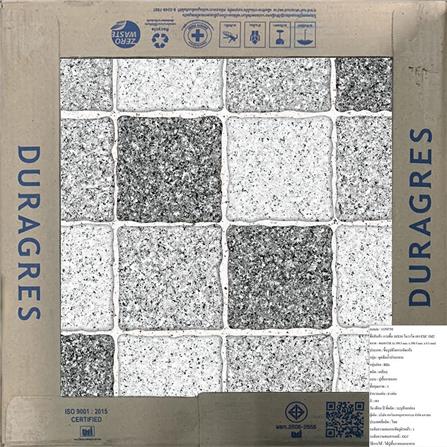 DURAGRES FLOORTILE 40X40CM MOVADO GREY 0.96M2
