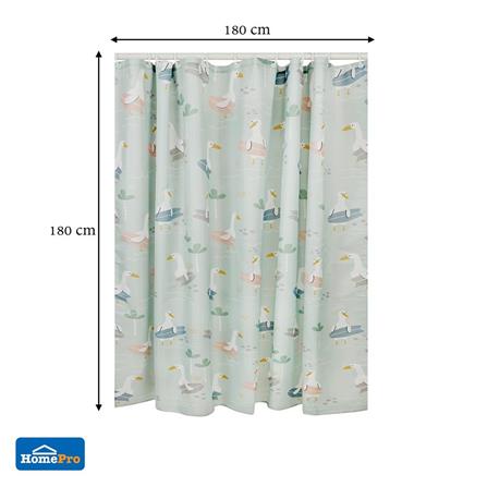MOYA POLYESTER SHOWER CURTAIN ACS23463A 180X180CM