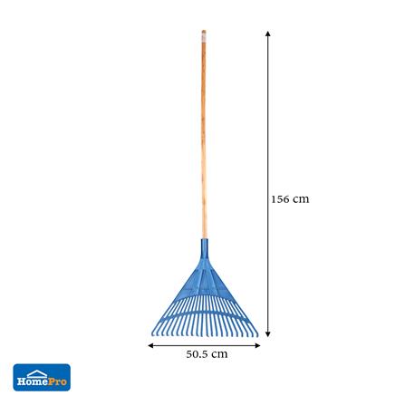 RAKE WITH HANDLE SPRING 22 WELDED PVC TINES