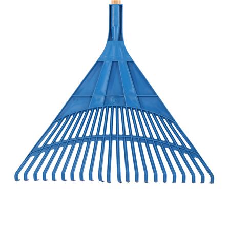 RAKE WITH HANDLE SPRING 22 WELDED PVC TINES