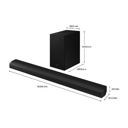 SAMSUNG HW-B650D/XM SOUNDBAR 3.1 CHANNELS WITH WIRELESS SUBWOOFER
