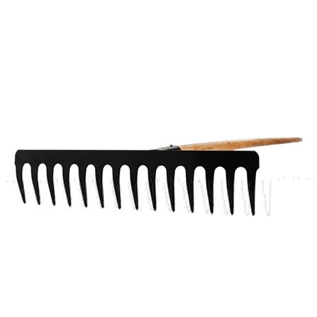 RAKE WITH HANDLE SPRING 14 WELDED STEEL TINES