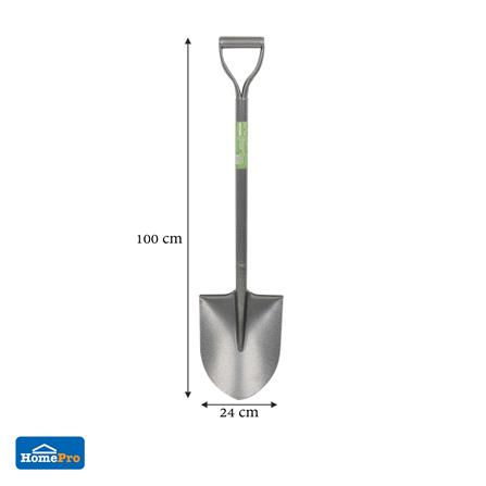 ROUND POINT CARBON STEEL SHOVEL SPRING 100CM