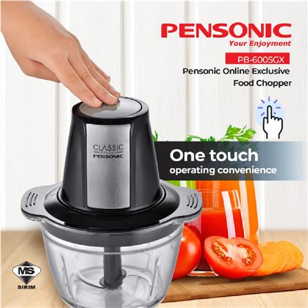 PENSONIC FOOD CHOPPER PB-6005GX 500W 1.0L GLASS