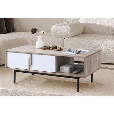 COFFEE TABLE EDWD5225 OAK WHITE