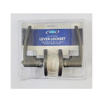 ST.GUCHI ENTRANCE TUBULAR LEVER SGTL-8500 GUN GREY