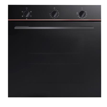 RUBINE BUILT-IN OVEN RBO-BECCA-83BL 83LITER 10PROGRAMS BLACK