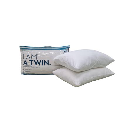 NORDIC HOME VESTA TWN CTTN PILLOW 19X29 WH