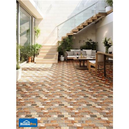 DURAGRES FLOORTILE 30X60CM FEDAL BROWN 1.44M2