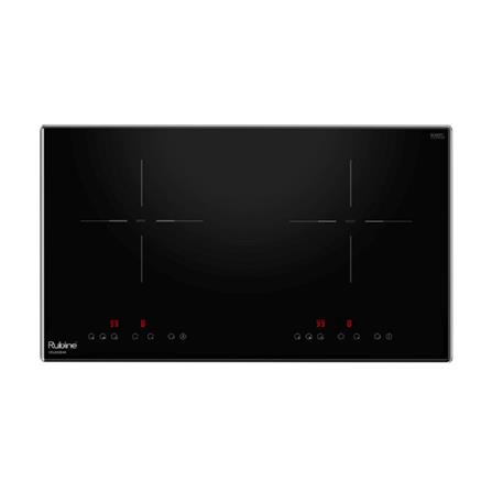 RUBINE INDUCTION HOB RIH-VELOCE44-BL BLACK 73CM LEFT 2.2KW RIGHT 2.2KW